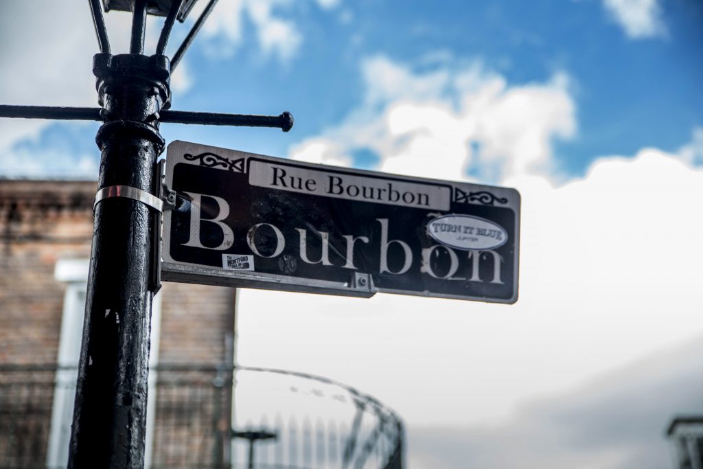 Bourbon Street Sign